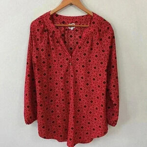 Mudpie red and black tunic